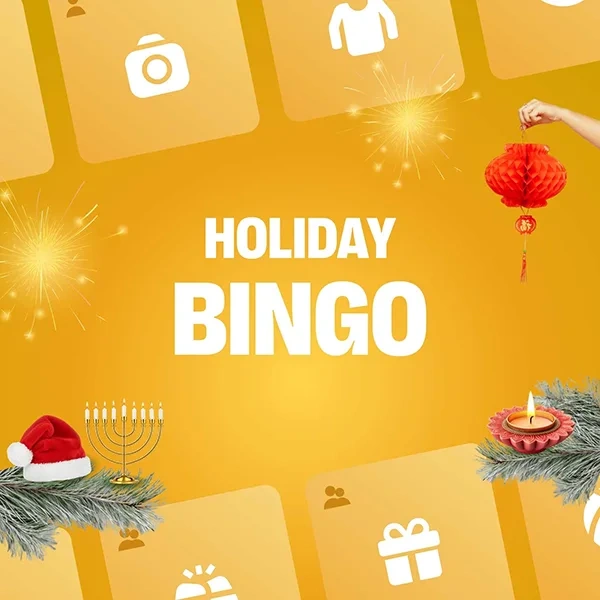 Holiday Networking Bingo team building idea