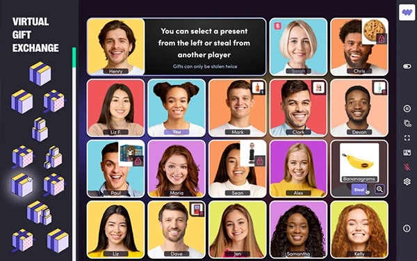 VIRTUAL GIFT EXCHANGE