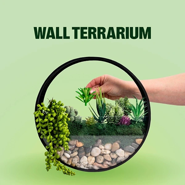 Wall Terrarium team building idea