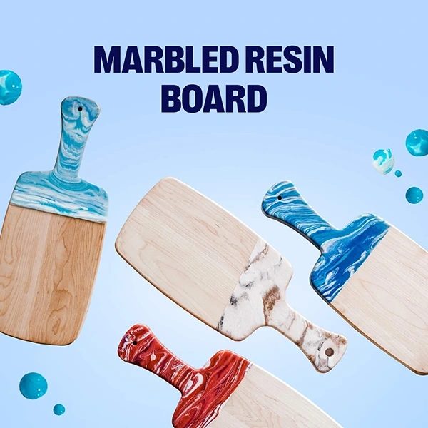 Marbled Resin Board: Kit-Based team building