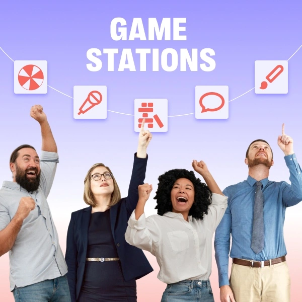 Game Stations team building idea